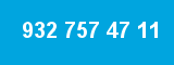 932 757 47 11 932 757 47 11